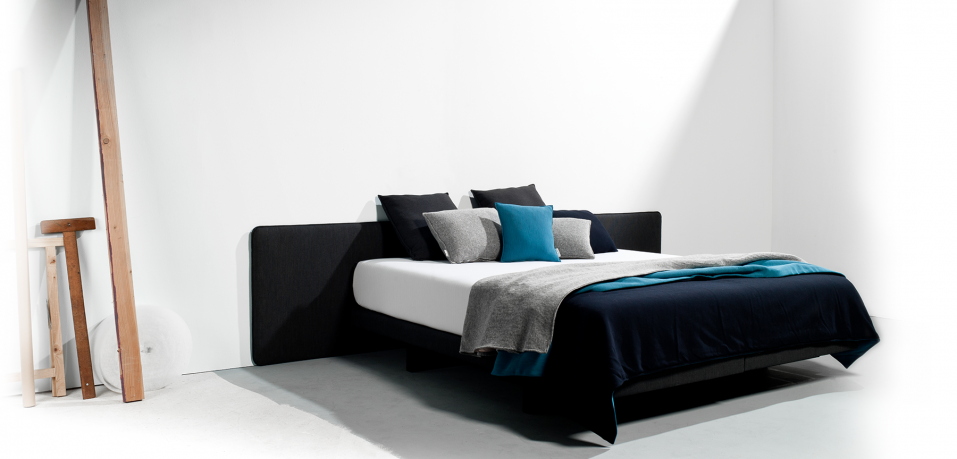 collectie-sparta Kreamat Sparta Outside boxspring met gepatenteerde schouderzone en ergonomisch slaapcomfort bij Moon Slapen Rotterdam.
