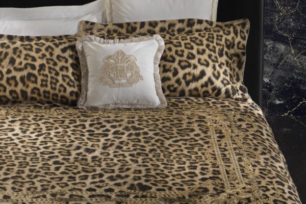 Philipp Plein Leopard chains brown