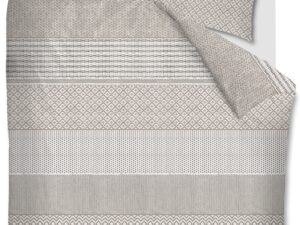 Riviera Maison Francesco dekbedovertrek van katoen met geometrisch patroon voor een hotel chique slaapkamer.