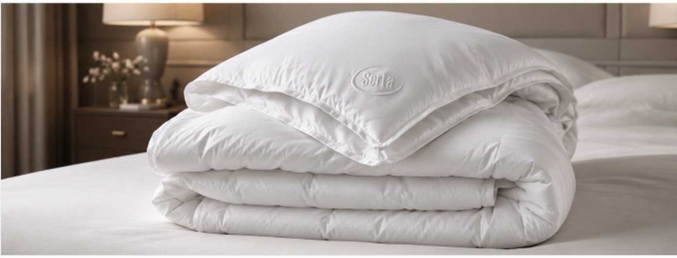 Luxe wit Serta dekbed voor comfortabel slapen met hotelgevoel thuis